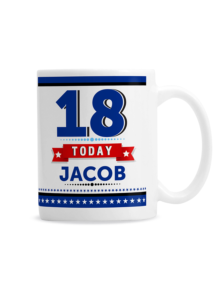 Personalised Birthday Star Mug