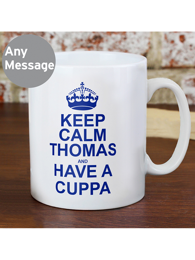 Personalised Keep Calm Mug