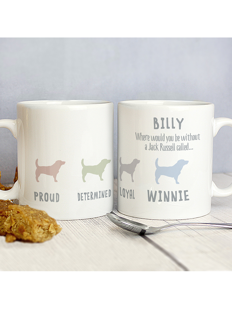 Personalised Jack Russell Dog Breed Mug