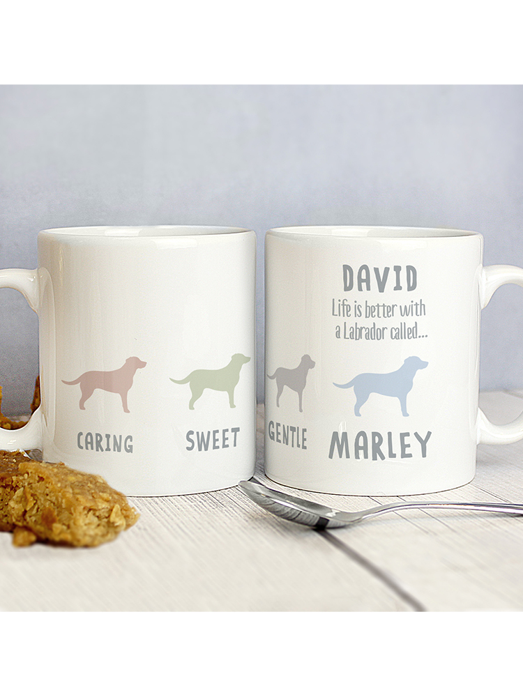 Personalised Labrador Dog Breed Mug