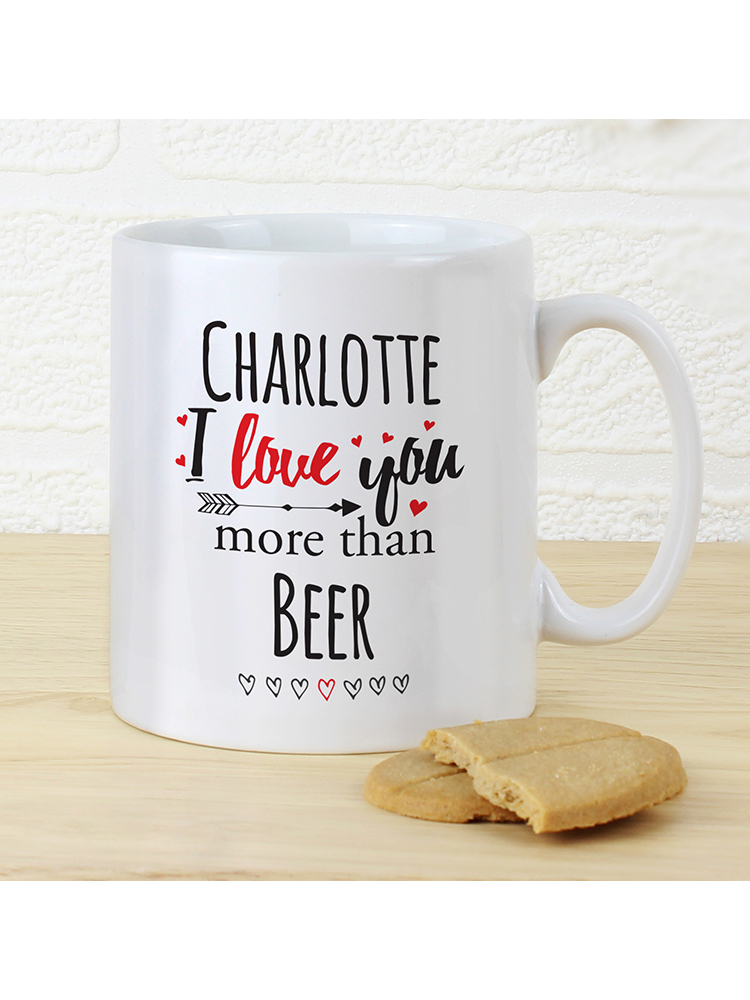 Personalised I Love You More Than... Mug