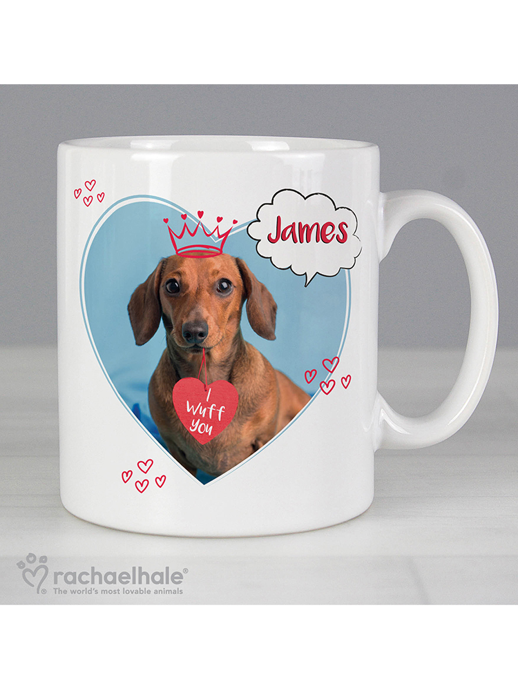 Personalised Rachael Hale 'I Wuff You' Mug