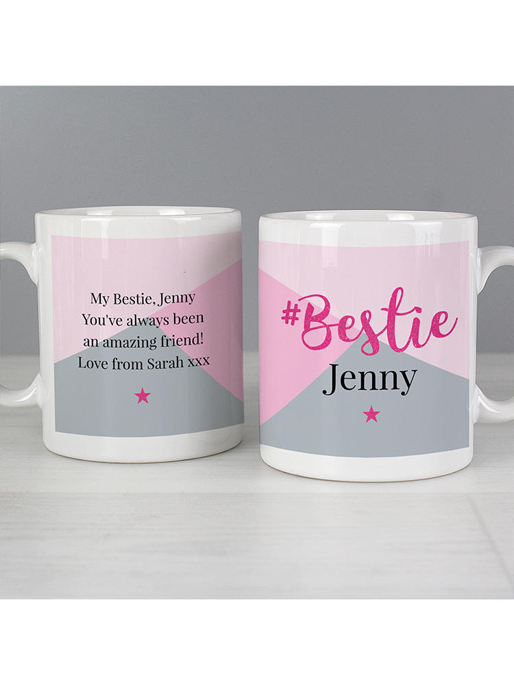 Personalised #Bestie Mug