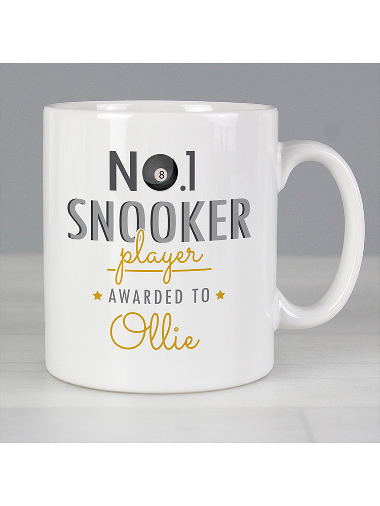 Personalised No.1 Snooker Player Mug