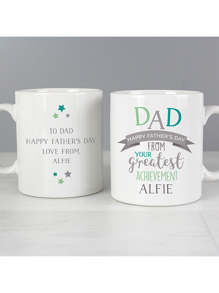 Personalised 'Dad's Greatest Achievement' Mug