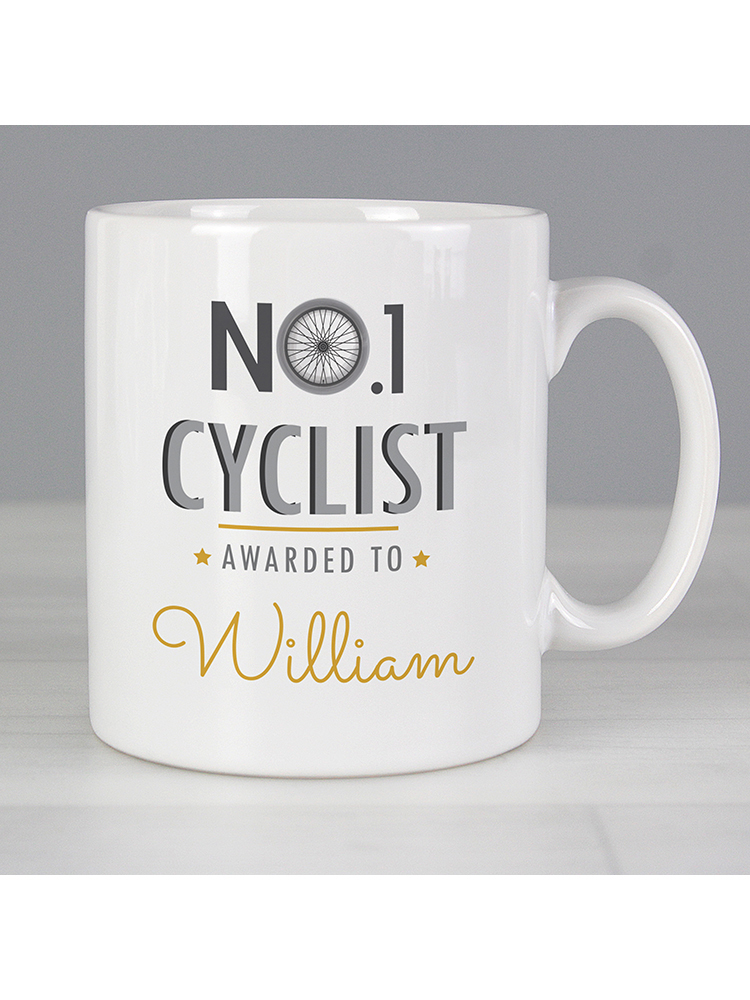 Personalised No.1 Cyclist Mug