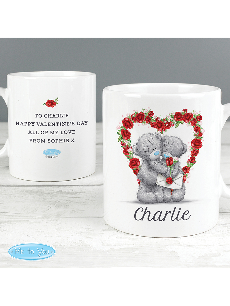 Personalised Me to You Valentine Mug