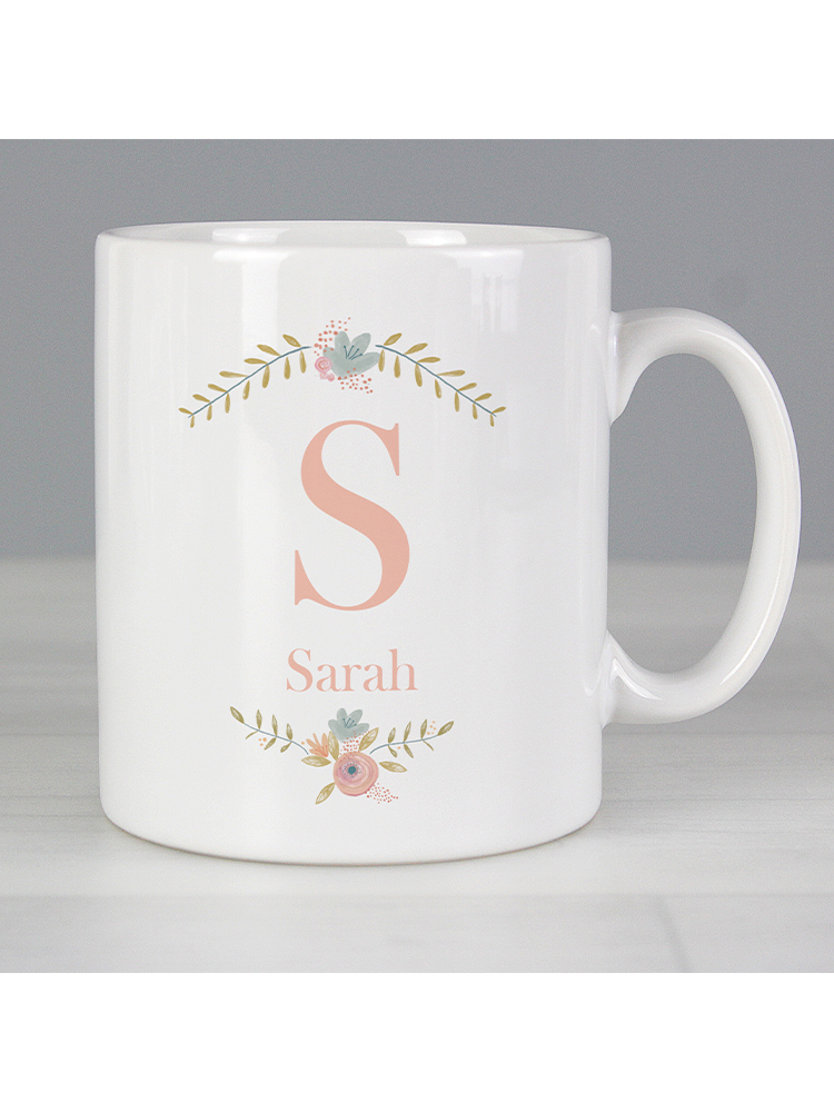 Personalised Floral Bouquet Mug