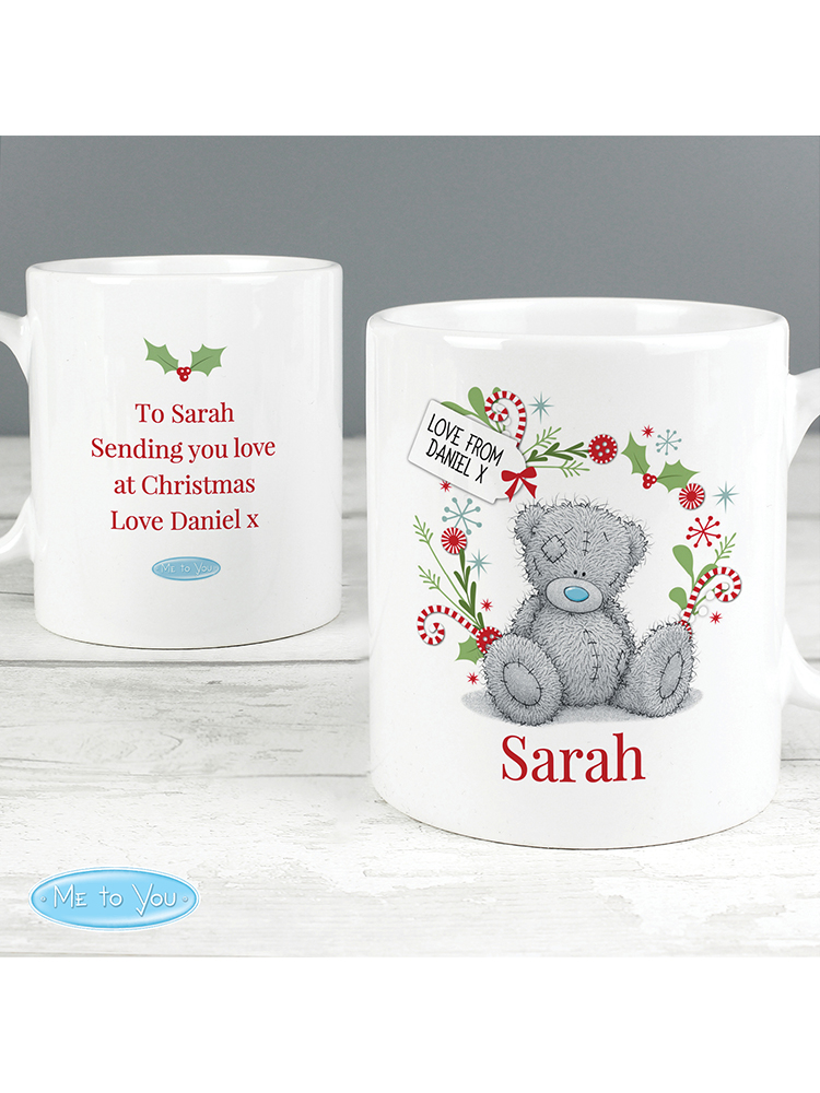 Personalised Me to You 'For Nan, Grandma, Mum' Christmas Mug