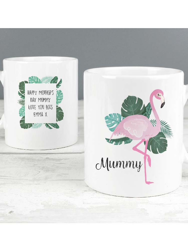 Personalised Flamingo Mug