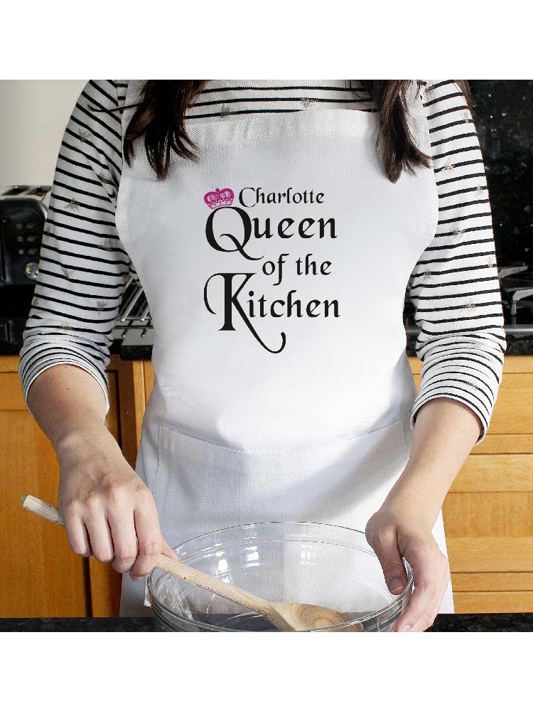 Personalised Queen of the Kitchen Apron