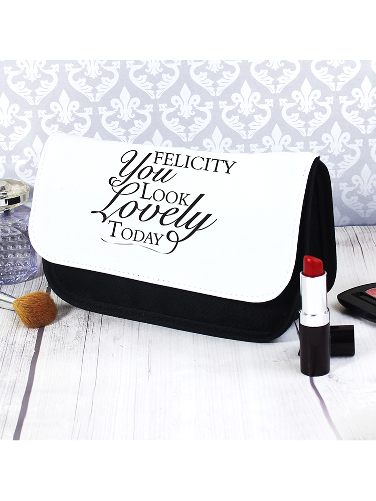 Personalised Look Lovely Make Up Bag
