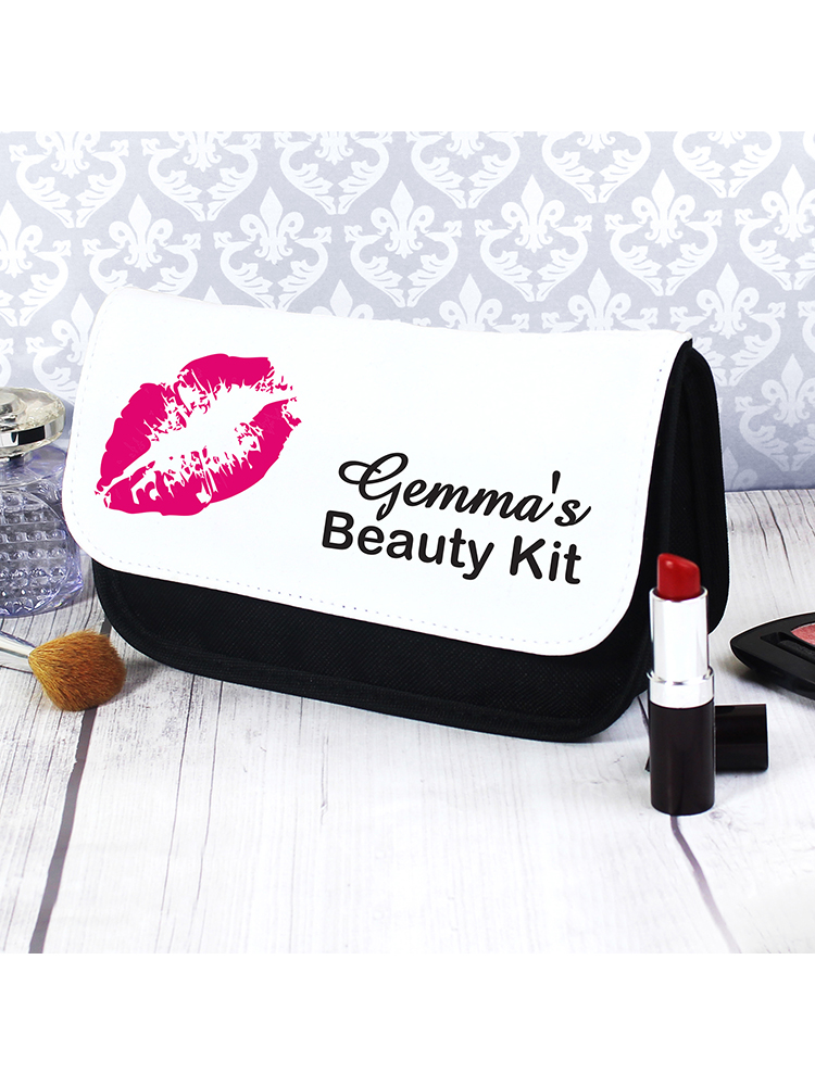 Personalised Lips Make Up Bag