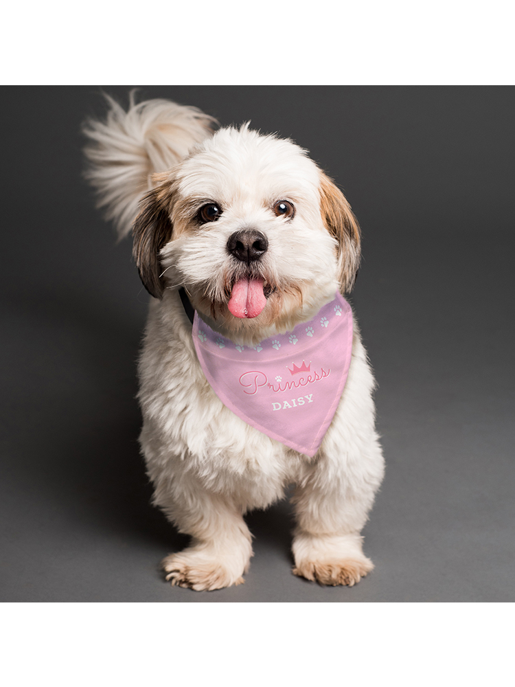 Personalised Princess Dog Bandana