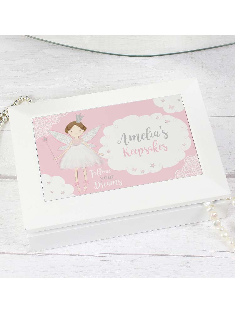 Personalised Fairy Princess Jewellery Box