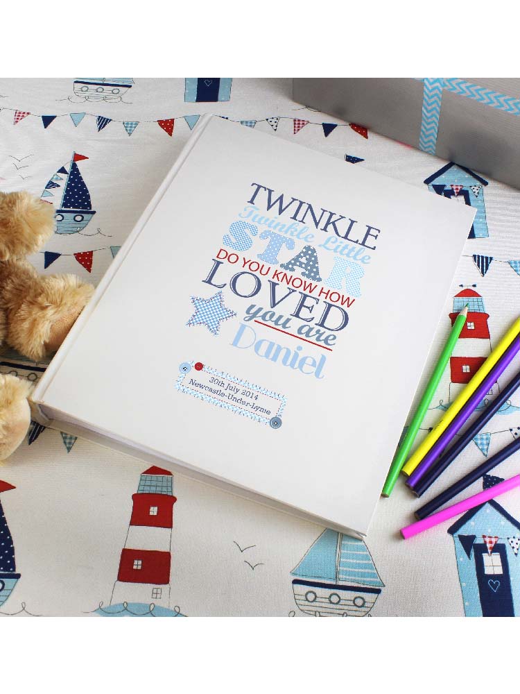 Personalised Twinkle Boys Traditional Album