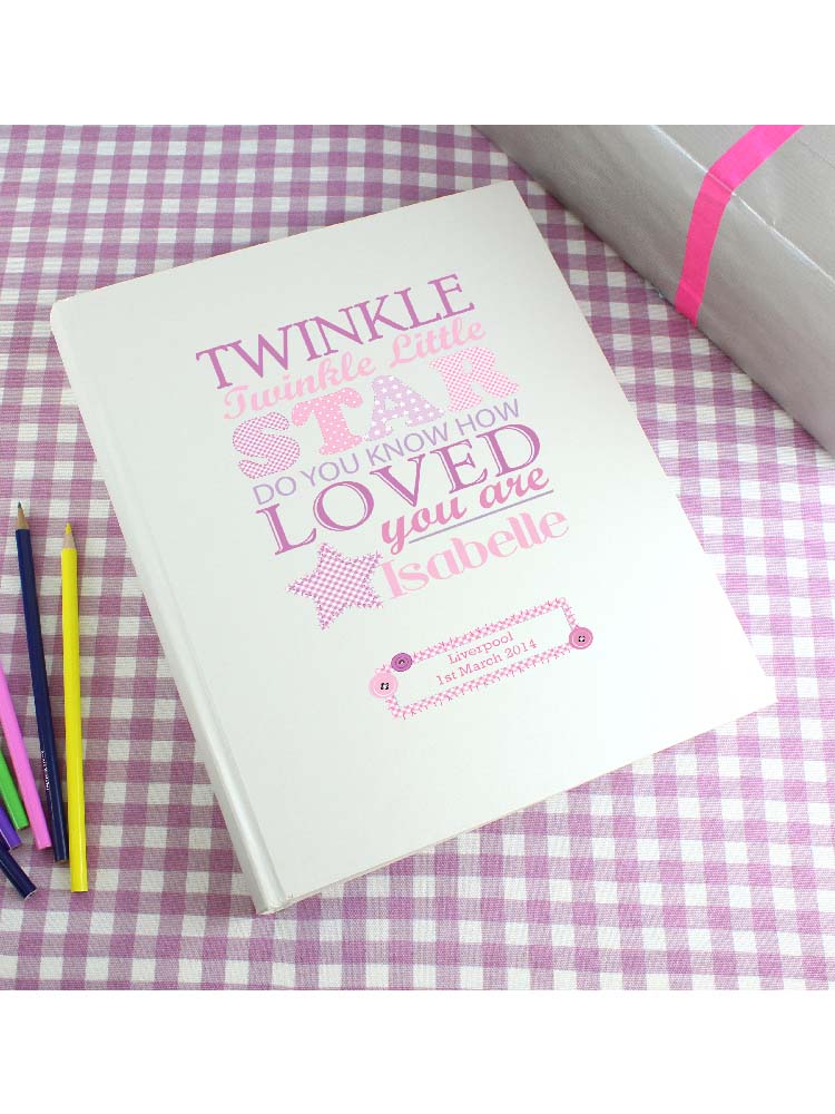 Personalised Twinkle Girls Traditional Album