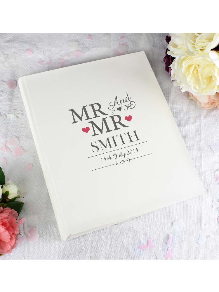 Personalised Mr & Mr Traditional Album