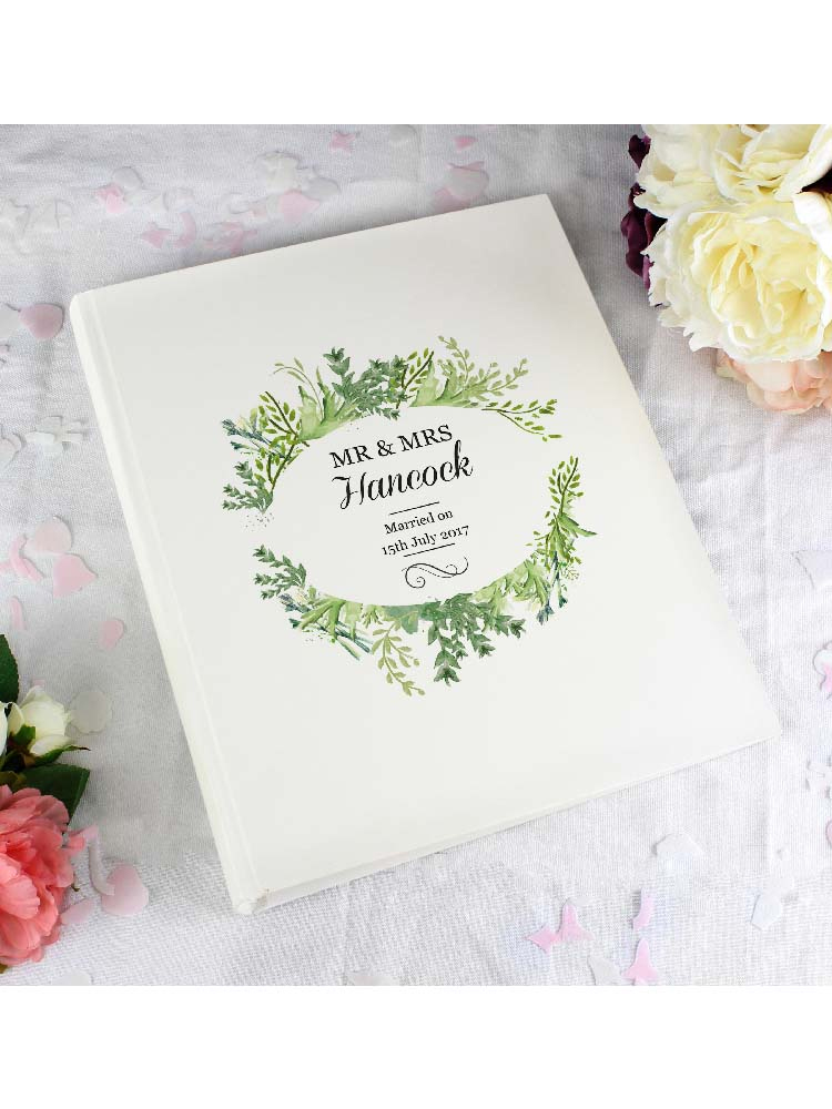 Personalised Fresh Botanical Traditional Album