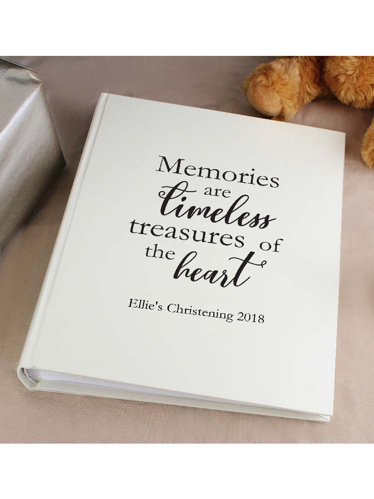 Personalised 'Memories are Timeless' Traditional Album