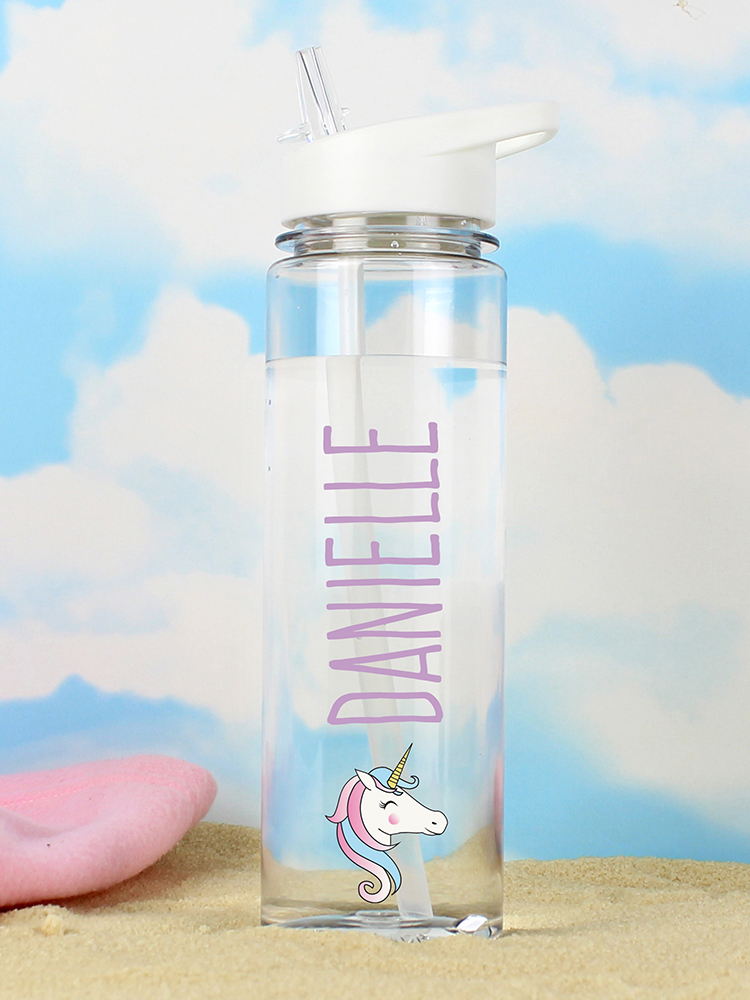 Personalised Unicorn Island Water Bottle