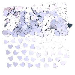 Confetti Silver Hearts - Buy 1 get 1 free