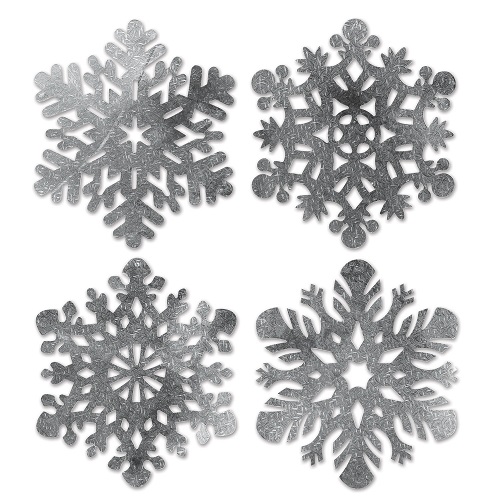 Foil Snowflake Cutouts 