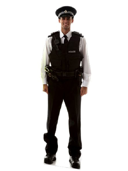 Policeman Real Life Cardboard Cutout