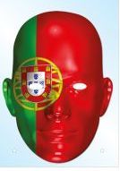 Portugal Flag Mask  