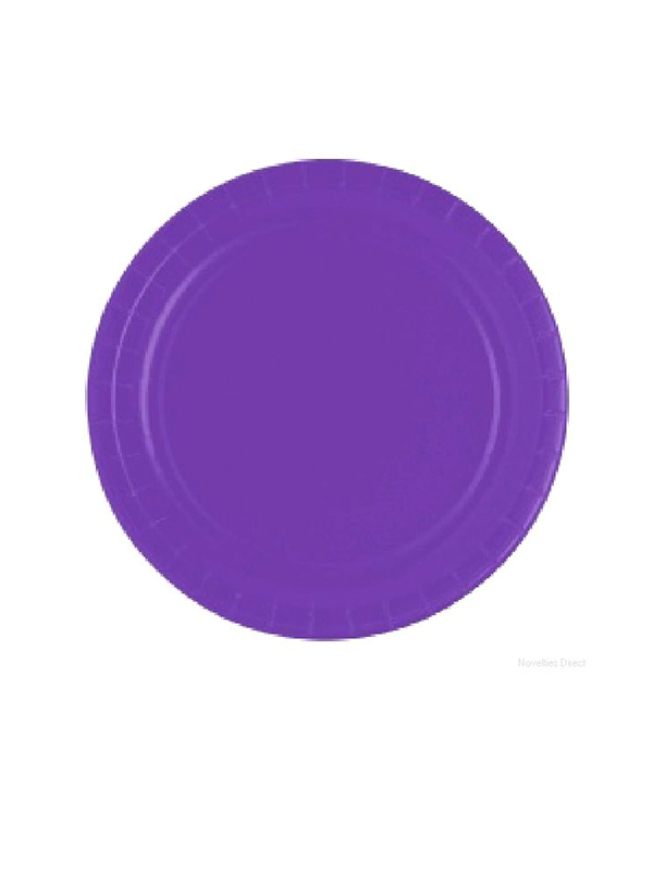 Purple 9" Paper Plates