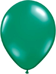  Balloons Standard 12" Green