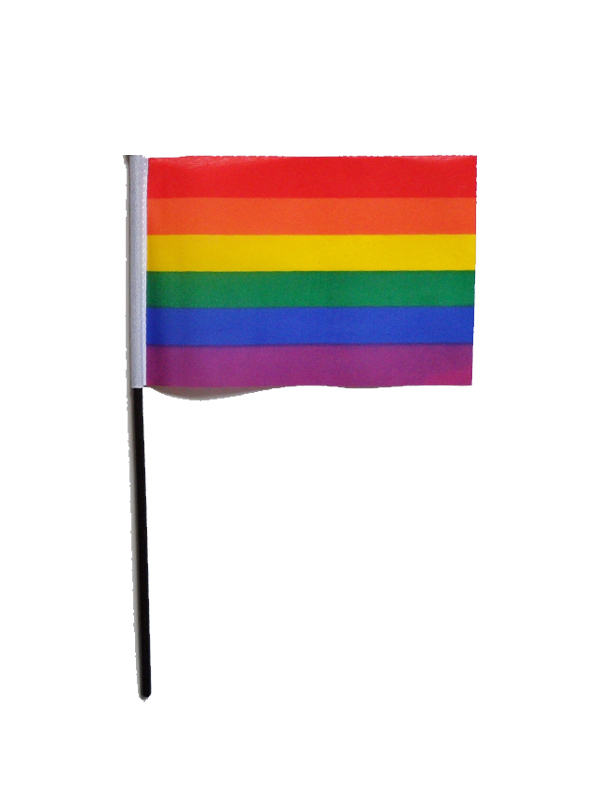 Rainbow Pride Hand Waving Flag