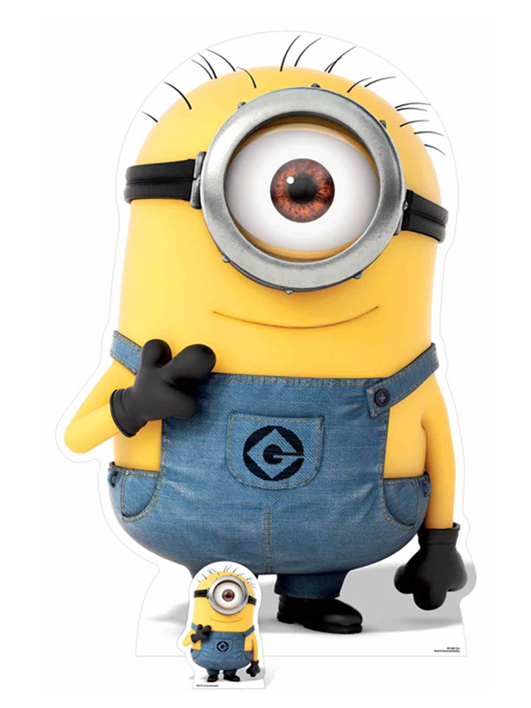 Carl – Minion Smiling Cardboard Cutout