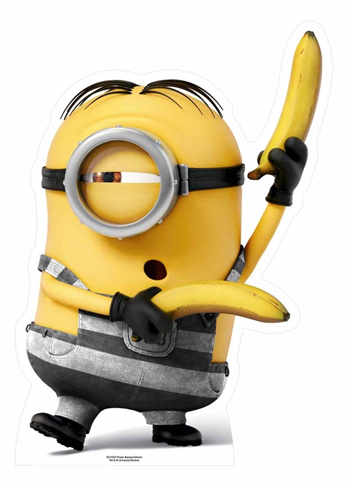 Prison Banana Minion Star-Mini Cutout