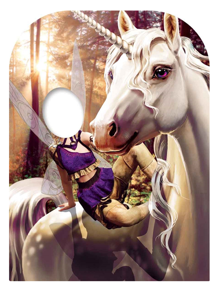 Unicorn & Fairy Fantasy Land Child Size Stand-in - Cardboard Cutout