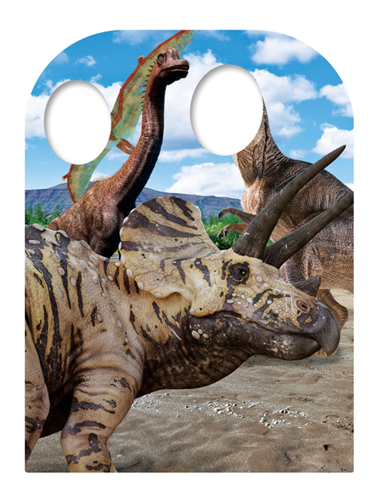 Triceratops Dinosaur Child Stand-in - Cardboard Cutout