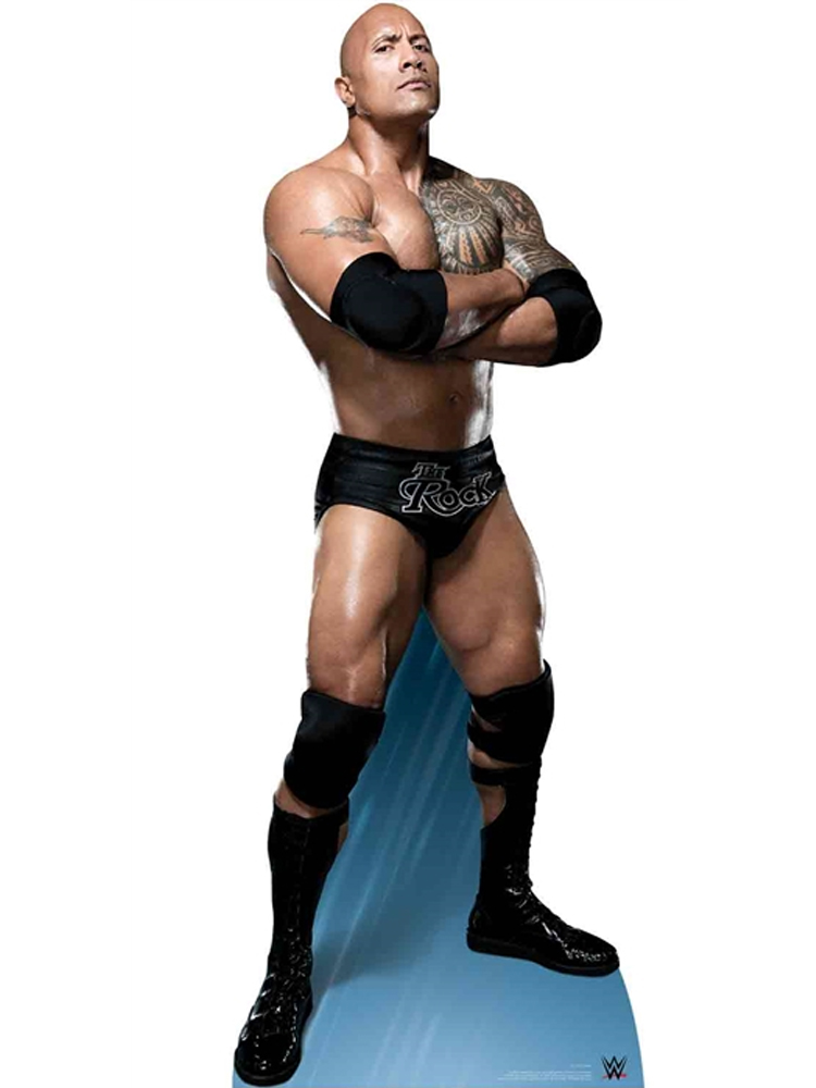 The Rock Arms folded 'Do you like pie?' Dwayne Johnson World Wrestling Entertainment WWE