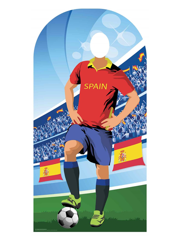 Spain (World Cup Football Stand-IN) - Cardboard Cutout