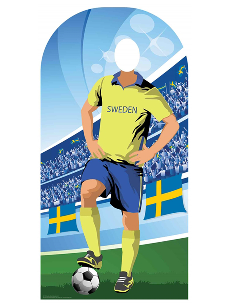 Sweden (World Cup Football Stand-IN) - Cardboard Cutout