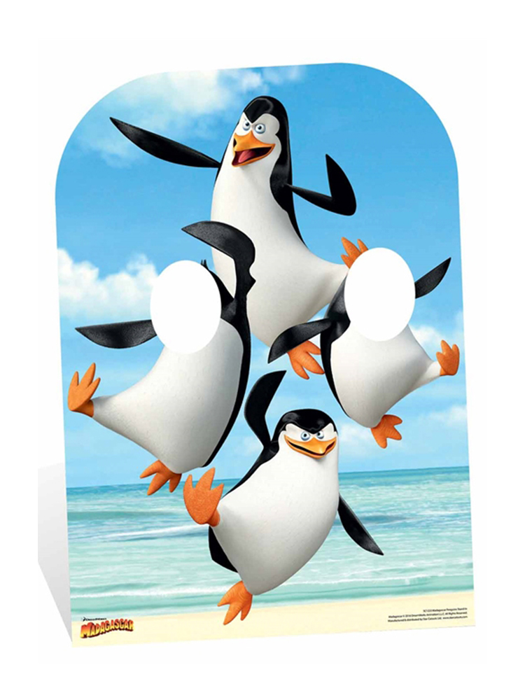 Madagascar Penguins Only Stand-In Child Sized) - Cardboard Cutout