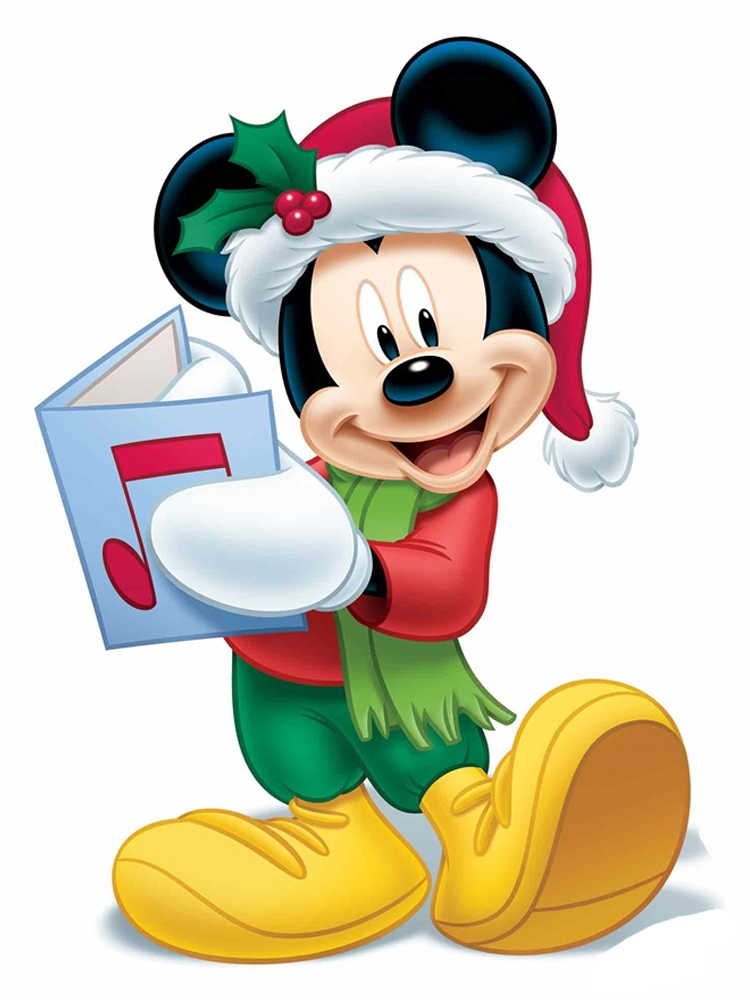 Disney Christmas Mickey Mouse Singing (Christmas Carol) Star-Mini 