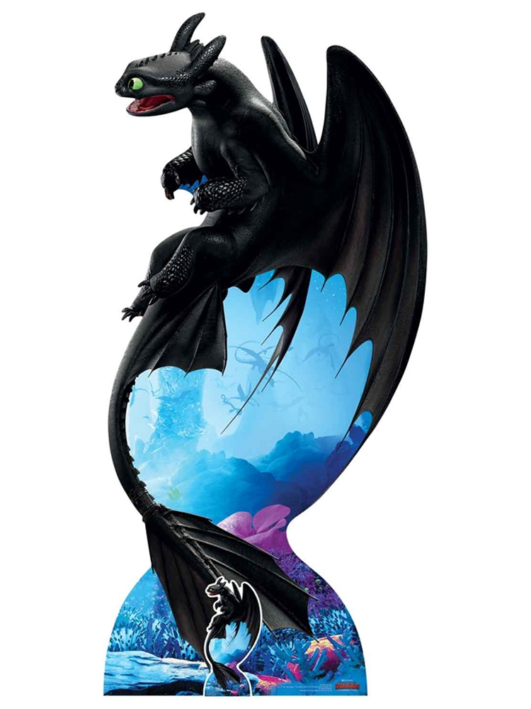 Toothless Night Fury Soars How To Train Your Dragon Large Cardboard Cutout