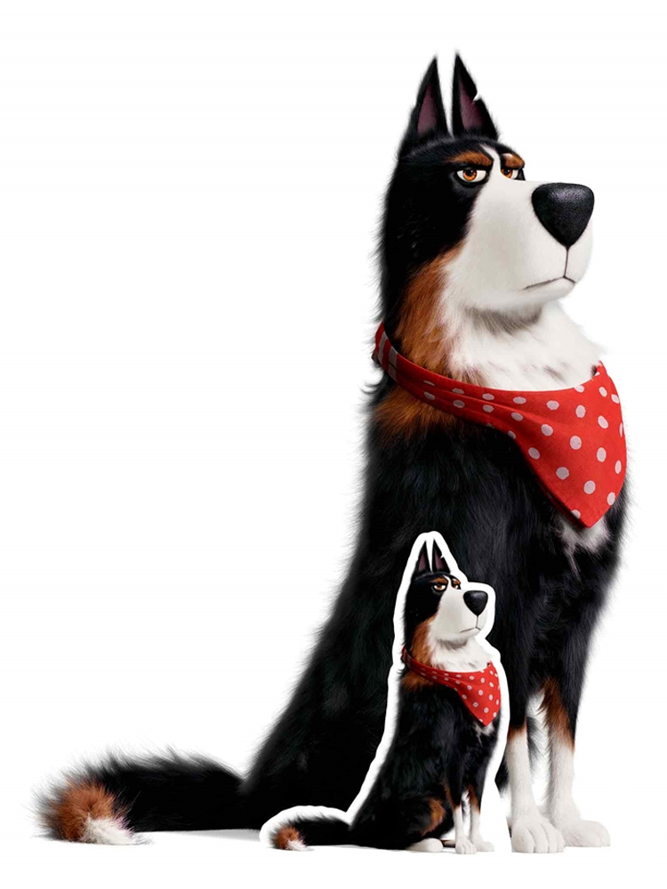 Rooster Sheepdog Secret Life of Pets Cardboard Cutout