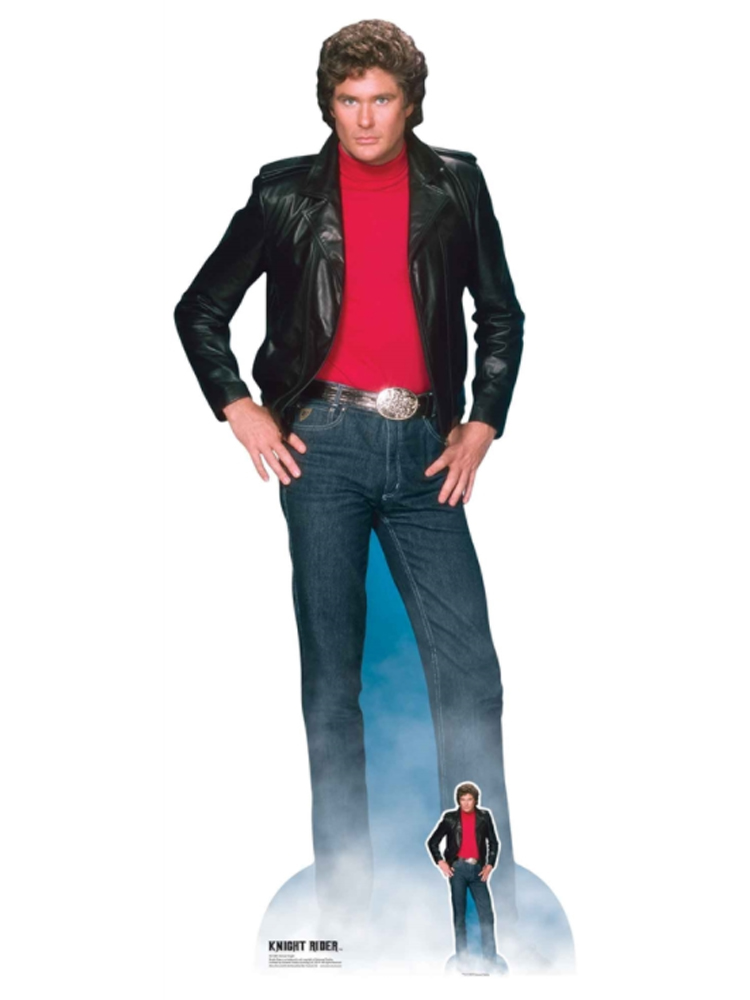 Michael Knight David Hasselhoff Knight Rider Lifesize Cardboard Cutout