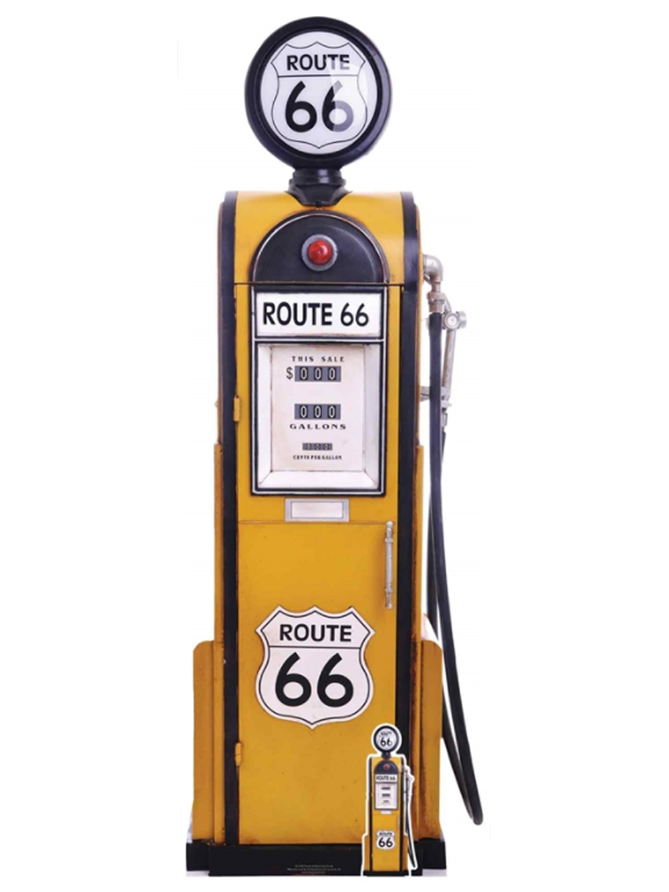 Route 66 Gas Pump Large Cardboard Cutout 