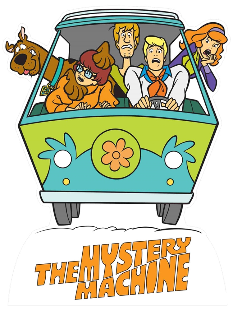 Fred's Mystery Machine Van Scooby Doo Star Mini Van