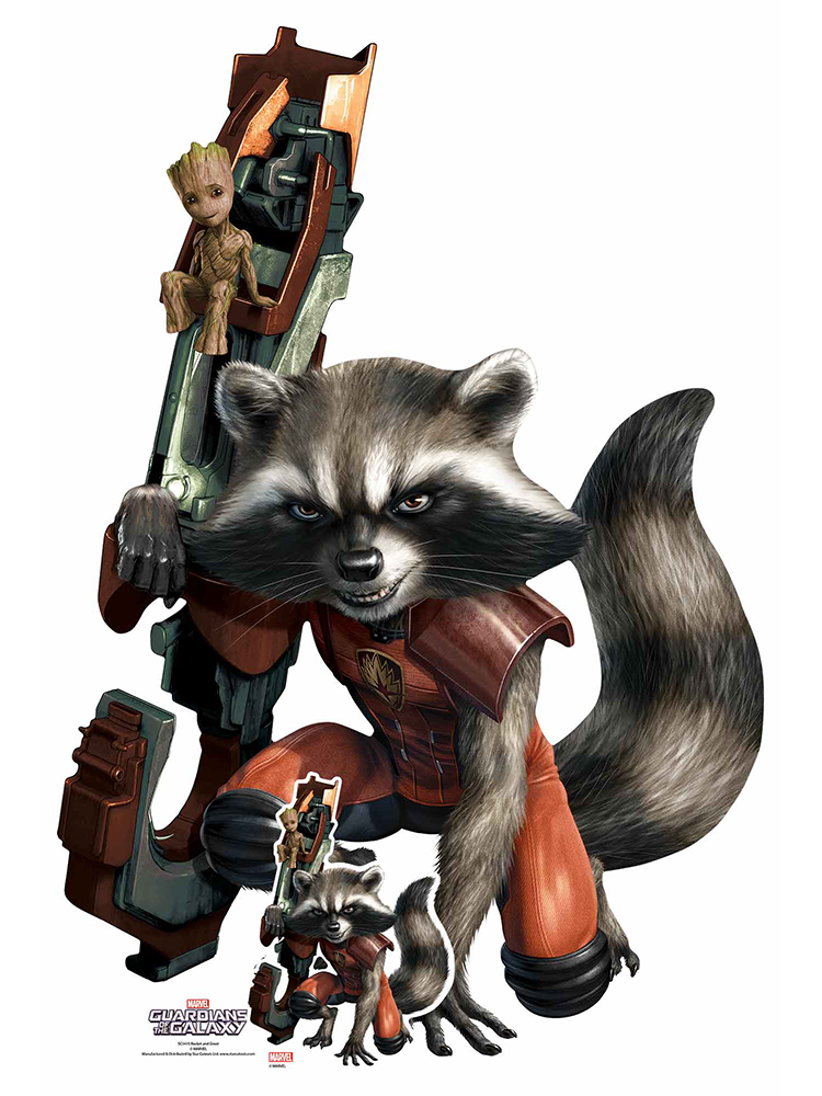 Rocket Raccoon  Baby Groot Most Wanted