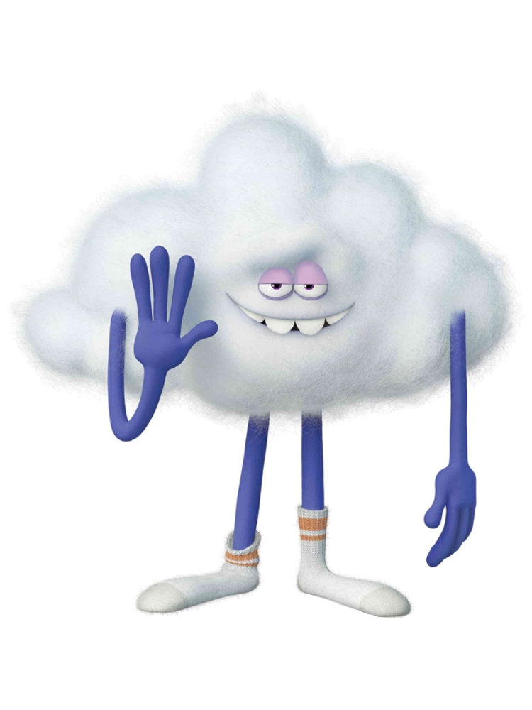 Cloud Guy Trolls Cardboard Cutout