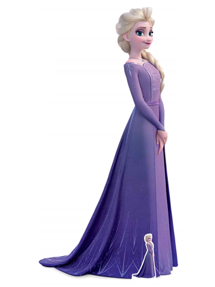 Elsa Violet Dress Cardboard Cutout 
