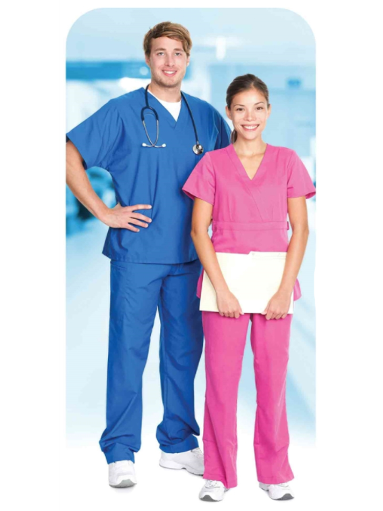 Doctor & Nurse Stand-In Cardboard Cutout